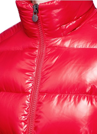 Detail View - Click To Enlarge - MONCLER - 'Maya' lacquered down puffer jacket