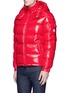Front View - Click To Enlarge - MONCLER - 'Maya' lacquered down puffer jacket