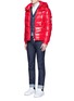 Figure View - Click To Enlarge - MONCLER - 'Maya' lacquered down puffer jacket