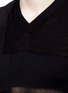 Detail View - Click To Enlarge - COMME DES GARÇONS HOMME - Patchwork cotton-wool-linen sweater