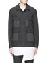 Main View - Click To Enlarge - COMME DES GARÇONS HOMME - Stripe garment dyed cotton blend field jacket
