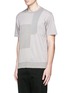 Front View - Click To Enlarge - COMME DES GARÇONS HOMME - Patchwork garment dyed cotton jersey T-shirt