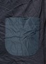 Detail View - Click To Enlarge - COMME DES GARÇONS HOMME - Crinkle ramie-linen piqué cardigan