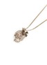 Detail View - Click To Enlarge - ALEXANDER MCQUEEN - Butterfly skull Swarovski crystal necklace