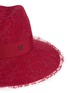 Detail View - Click To Enlarge - MAISON MICHEL - 'Kate' floral lace fur felt fedora hat