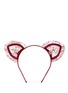 Main View - Click To Enlarge - MAISON MICHEL - 'Heidi' cat ear Chantilly lace headband