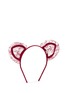 Figure View - Click To Enlarge - MAISON MICHEL - 'Heidi' cat ear Chantilly lace headband