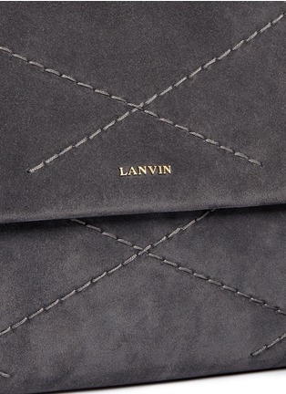 Detail View - Click To Enlarge - LANVIN - 'Sugar' medium suede chain bag