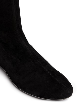 Detail View - Click To Enlarge - CLERGERIE - 'Fetej' stretch suede thigh high boots