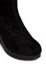 Detail View - Click To Enlarge - CLERGERIE - 'Natuj' stretch suede wedge thigh high boots