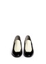 Figure View - Click To Enlarge - CLERGERIE - 'Patsy' metal block heel patent leather loafers