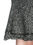 Detail View - Click To Enlarge - ALEXANDER MCQUEEN - Flounce hem wool-cashmere knit skirt