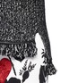 Detail View - Click To Enlarge - ALEXANDER MCQUEEN - Fringe hem wool-cashmere turtleneck sweater