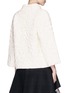 Back View - Click To Enlarge - ALEXANDER MCQUEEN - Rose quilted wool knit sweater