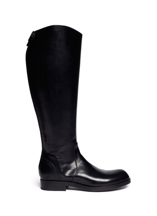 Main View - Click To Enlarge - ALBERTO FASCIANI - 'Oxana' leather equestrian boots