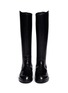Figure View - Click To Enlarge - ALBERTO FASCIANI - 'Oxana' leather equestrian boots