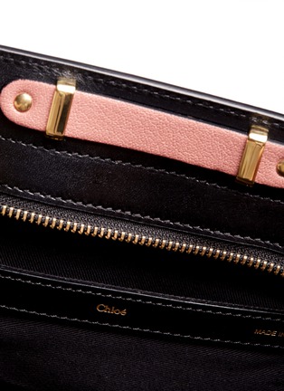 Detail View - Click To Enlarge - CHLOÉ - Alice two-tone small leather bag