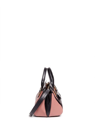 Front View - Click To Enlarge - CHLOÉ - Alice two-tone small leather bag