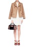 Figure View - Click To Enlarge - CHLOÉ - Alice two-tone small leather bag