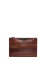 Main View - Click To Enlarge - GIVENCHY - Antigona wood-effect leather envelope clutch
