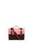 Main View - Click To Enlarge - SEVENTY EIGHT PERCENT - Zazie leather canvas mini satchel