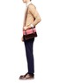 Figure View - Click To Enlarge - SEVENTY EIGHT PERCENT - Zazie leather canvas mini satchel