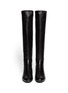 Figure View - Click To Enlarge - STUART WEITZMAN - 'Mainline' leather knee-high boots
