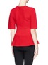 Back View - Click To Enlarge - ST. JOHN - Peplum textured knit top