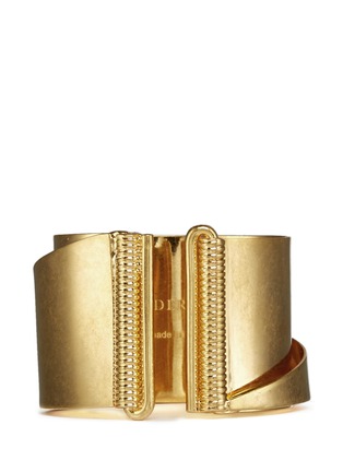 Back View - Click To Enlarge - ALEXANDER MCQUEEN - Slant cuff