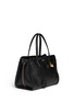 Detail View - Click To Enlarge - ALEXANDER MCQUEEN - 'Padlock' medium leather tote
