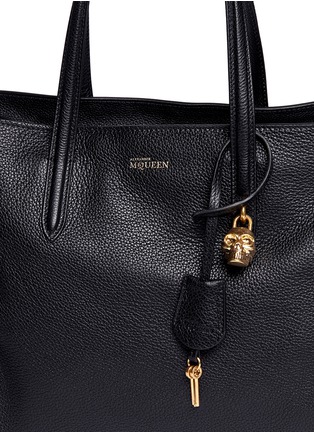 Detail View - Click To Enlarge - ALEXANDER MCQUEEN - 'Padlock' medium leather tote
