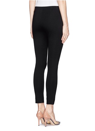 Back View - Click To Enlarge - ARMANI COLLEZIONI - Cropped stretch leggings
