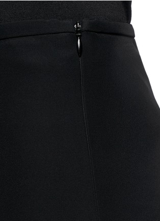 Detail View - Click To Enlarge - ARMANI COLLEZIONI - Wide leg silk blend pants