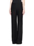 Front View - Click To Enlarge - ARMANI COLLEZIONI - Wide leg silk blend pants