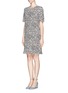 Figure View - Click To Enlarge - CHLOÉ - Spot jersey dress