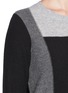 Detail View - Click To Enlarge - VINCE - Colourblock cashmere sweater dress