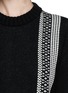 Detail View - Click To Enlarge - CHLOÉ - Graphic knit wool sweater