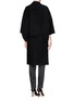 Back View - Click To Enlarge - GIVENCHY - Cut out sleeve wool cape