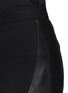 Detail View - Click To Enlarge - GIVENCHY - Leather panel Milano knit skinny pants