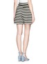 Back View - Click To Enlarge - CHLOÉ - High waist stripe shorts
