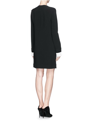 Back View - Click To Enlarge - VICTORIA, VICTORIA BECKHAM - Pleat cuff shift dress