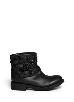 Main View - Click To Enlarge - ASH - 'Theorem' stud leather ankle boots