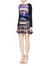 Figure View - Click To Enlarge - PETER PILOTTO - Ceremony print flounce dress