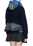 Back View - Click To Enlarge - SACAI - Double layer wool cardigan and quilted peplum jacket