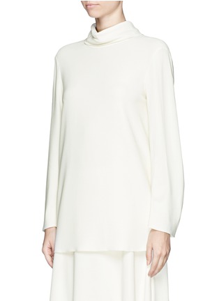 Front View - Click To Enlarge - THE ROW - 'Liero' keyhole collar blouse