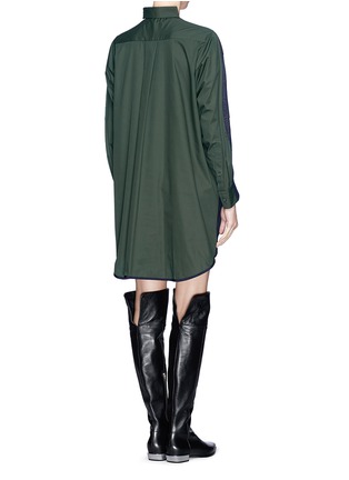Back View - Click To Enlarge - SACAI - Wool blend sweatshirt dress