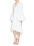 Figure View - Click To Enlarge - ELLERY - 'Charlotte' bell sleeve godet dress