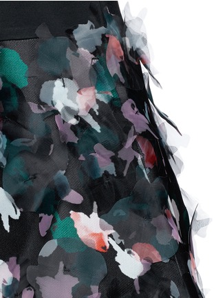 Detail View - Click To Enlarge - TANYA TAYLOR - 'Carolina' floral print washi organza dress