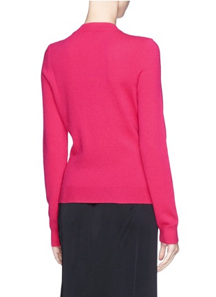 Back View - Click To Enlarge - THAKOON - Twisted front hem sweater