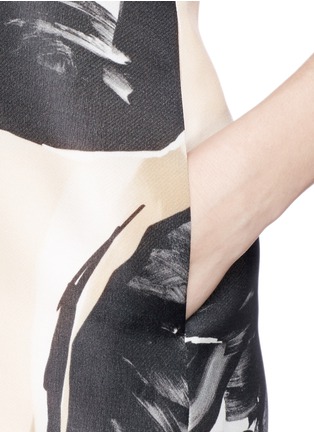 Detail View - Click To Enlarge - ELLERY - Abstract paisley silk organza dress